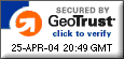 GeoTrust QuickSSL Premium tanúsítvánnyal használható site-seal kép